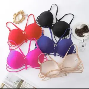 Front Open Sexy Push Up Bra for Women with Underwire Support