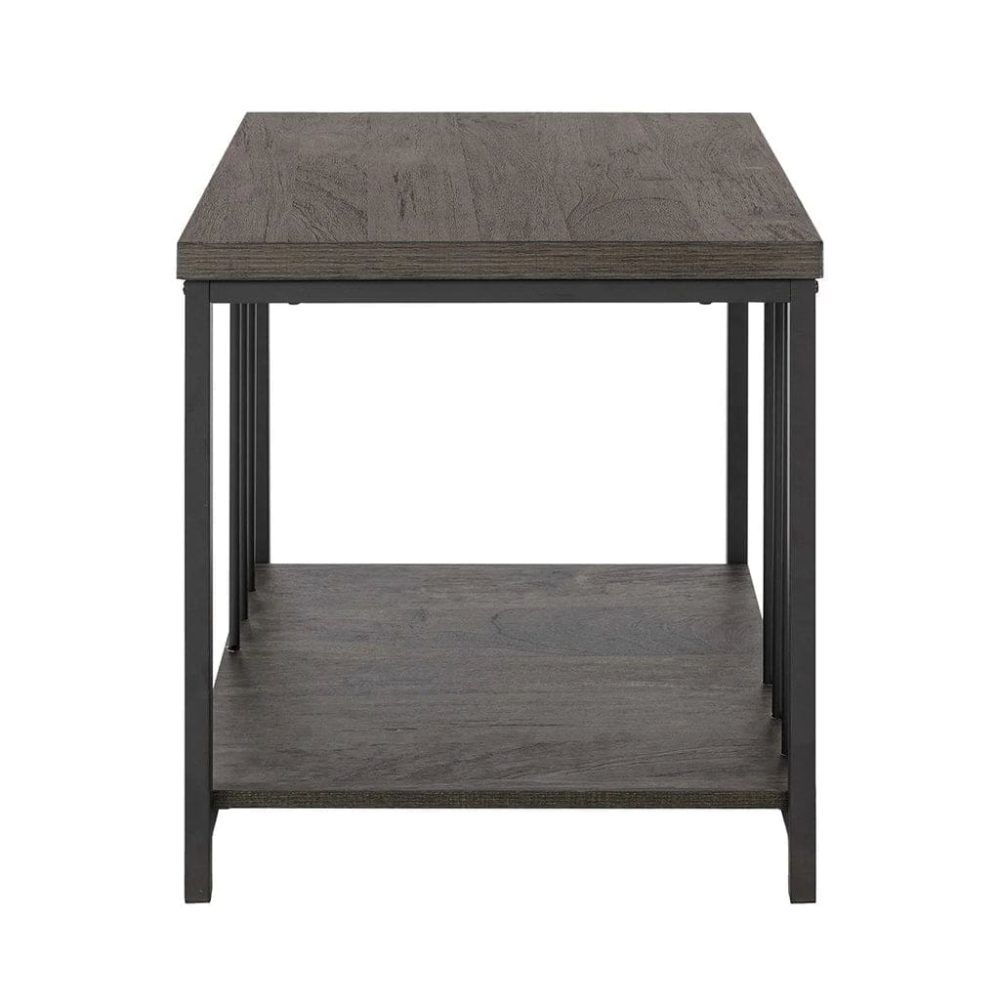 Panel Rail Metal Bed with Side Tables - Image 6