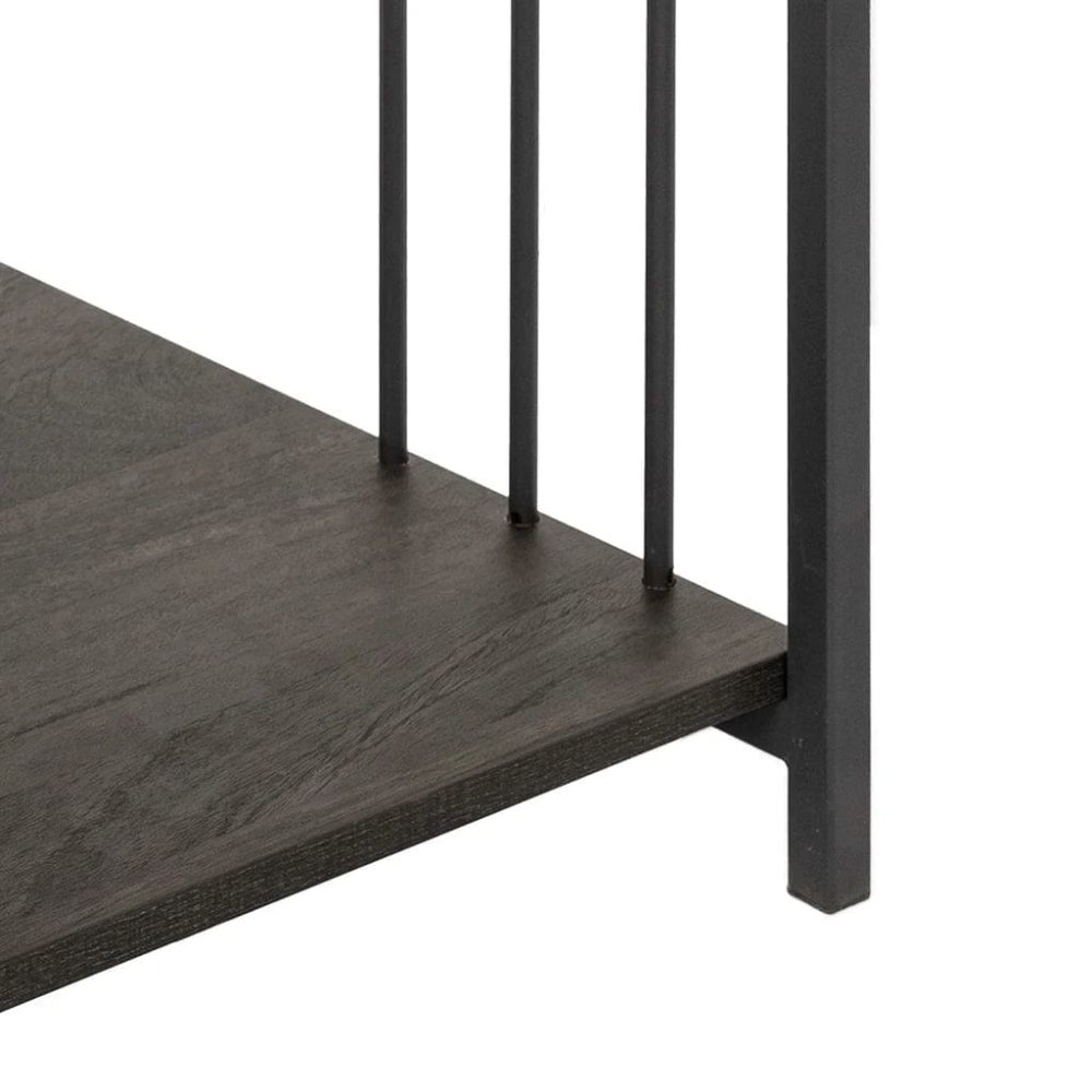 Panel Rail Metal Bed with Side Tables - Image 8