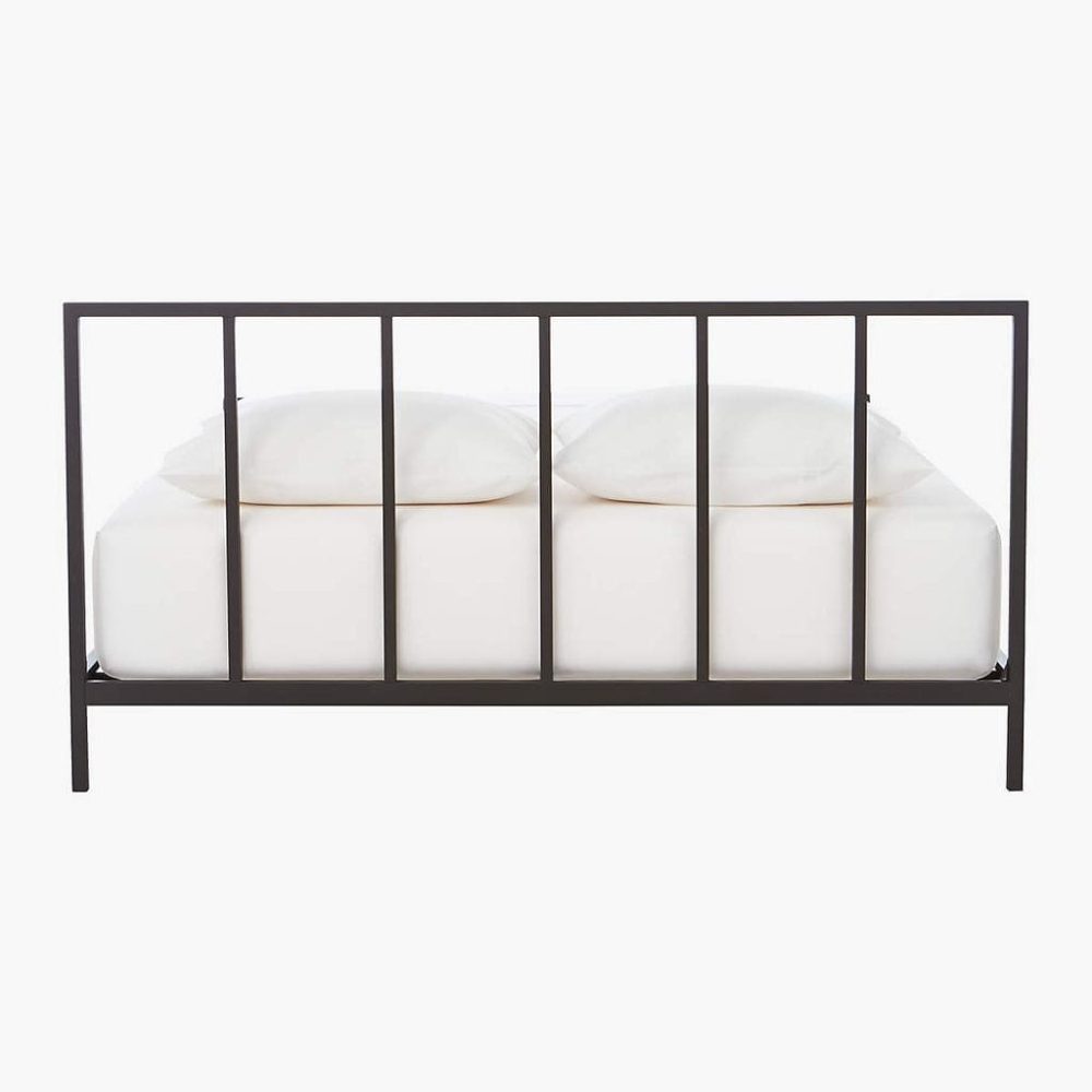 Panel Rail Metal Bed with Side Tables - Image 10