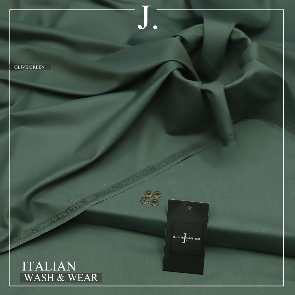 Junaid Jamshed Italian Silk Wash and Wear Suit for Men - Image 2