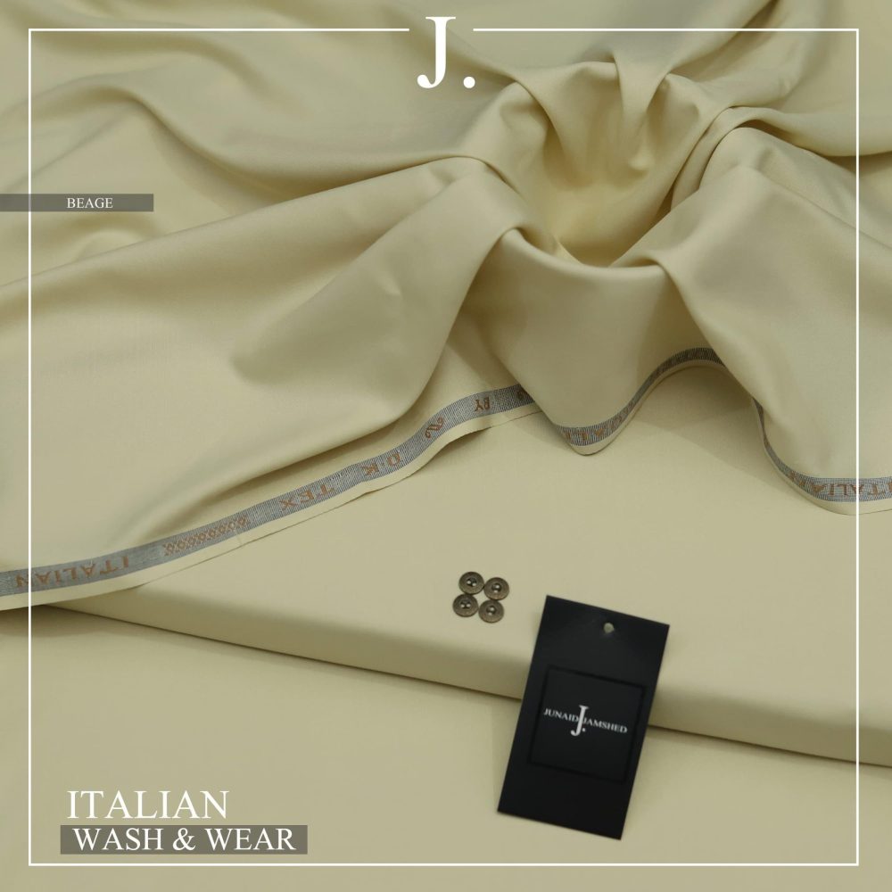 Junaid Jamshed Italian Silk Wash and Wear Suit for Men - Image 4