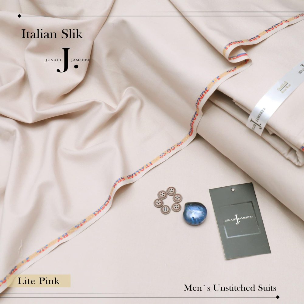 Junaid Jamshed Italian Silk Wash and Wear Suit for Men - Image 9