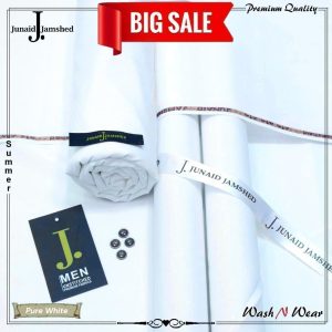 Junaid Jamshed Unstitched Wash and Wear Suit for Men