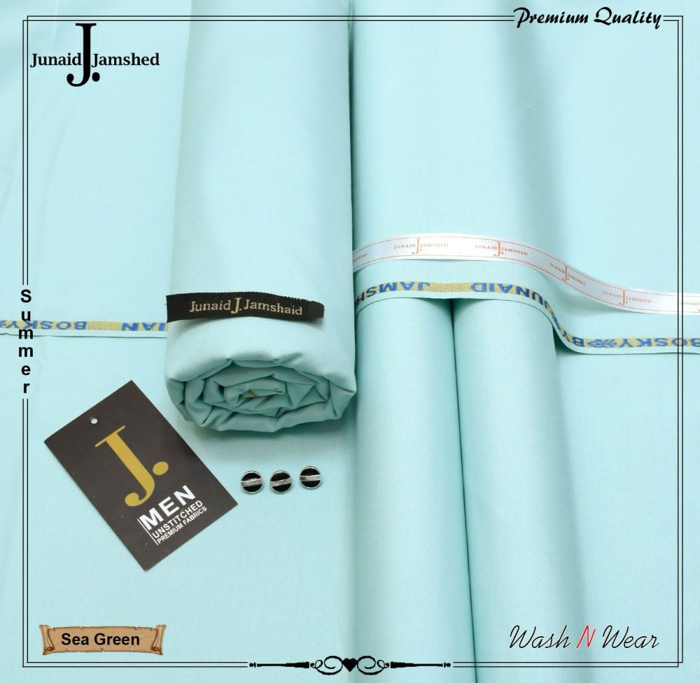 Junaid Jamshed Unstitched Wash and Wear Suit for Men - Image 14