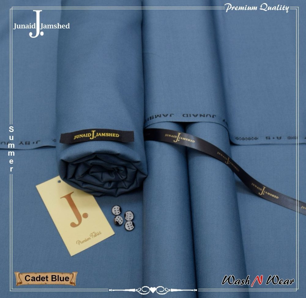 Junaid Jamshed Unstitched Wash and Wear Suit for Men - Image 2