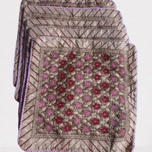 Multicolor Cushion Cover Set 5 Piece Pink Design