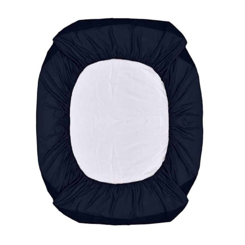 Blue Waterproof Terry Cotton Mattress Protector - Image 2