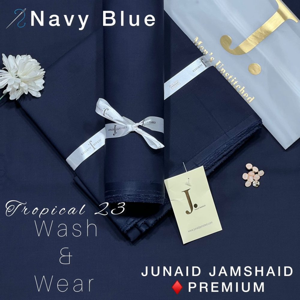 Junaid Jamshed Super Luxury Wash and Wear Suit for Men - Image 9