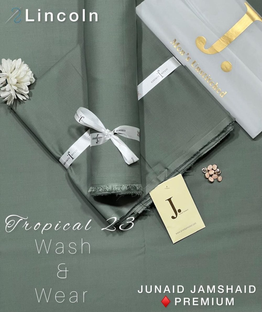 Junaid Jamshed Super Luxury Wash and Wear Suit for Men - Image 6