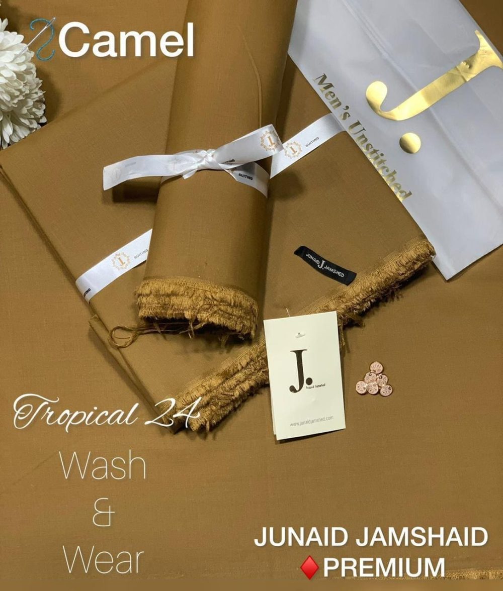 Junaid Jamshed Super Luxury Wash and Wear Suit for Men - Image 14