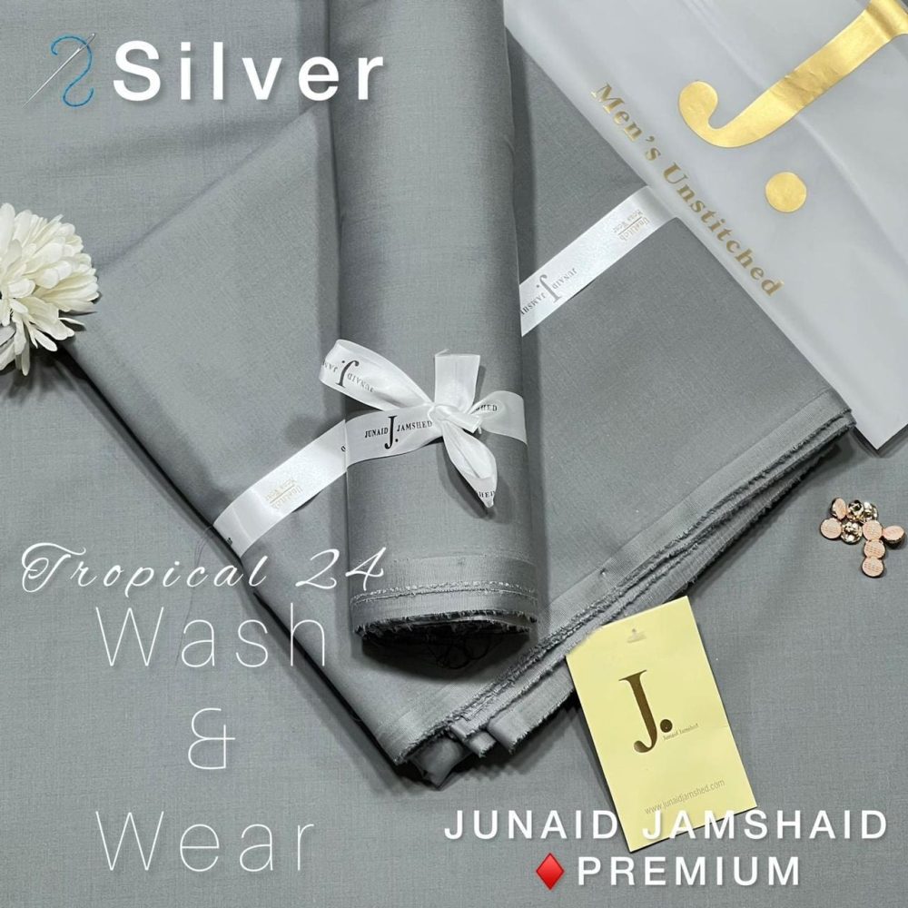 Junaid Jamshed Super Luxury Wash and Wear Suit for Men - Image 13
