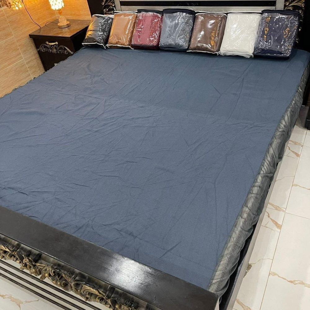 Terry Cotton Waterproof Mattress Protector – King Size Double Bed - Image 6
