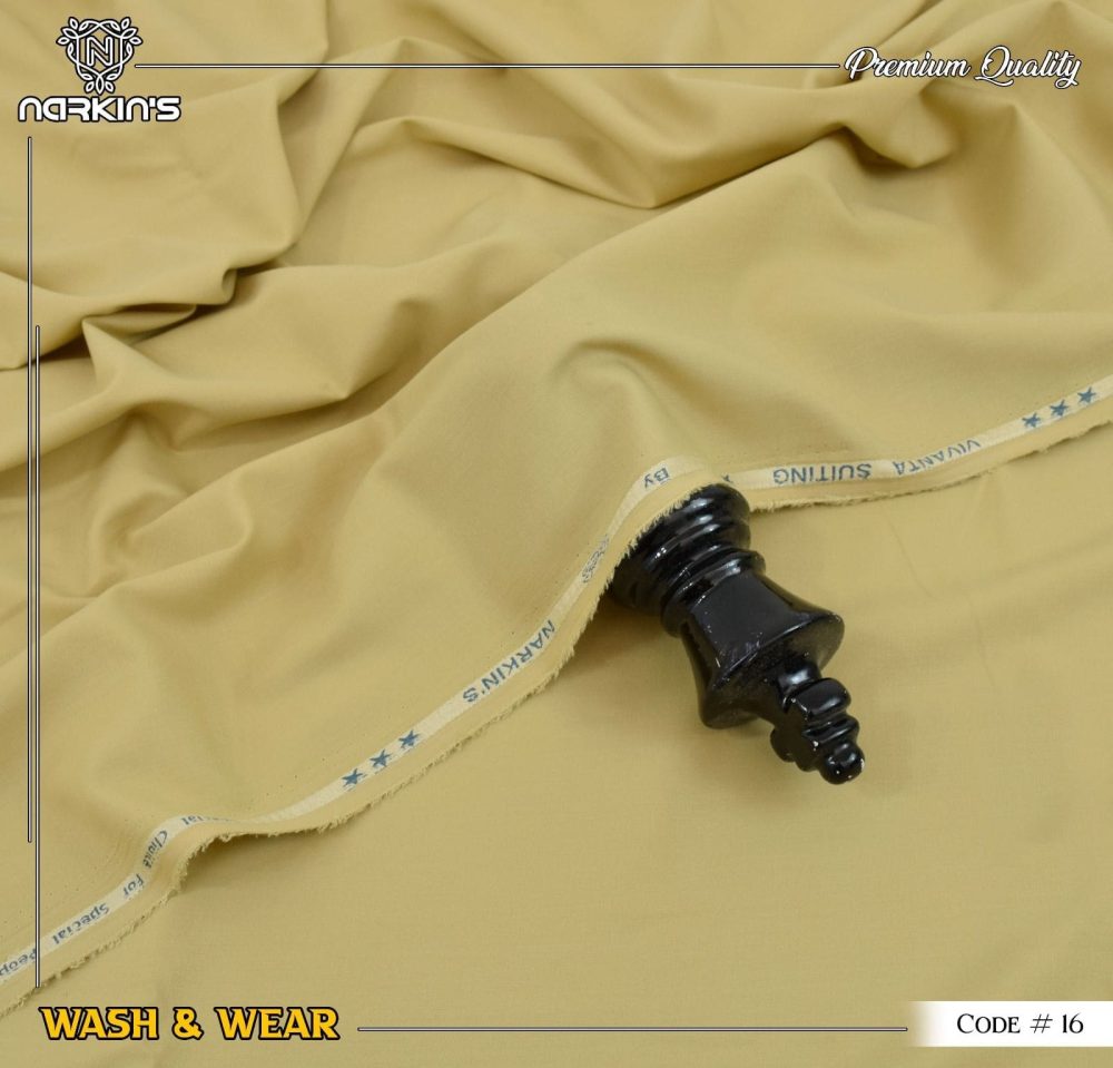 Narkins Golden Wash & Wear Suit for Men – Premium Summer 2025 Collection