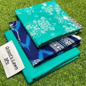 Orient Unstitched Ferozi Printed 3 Piece Lawn Suit