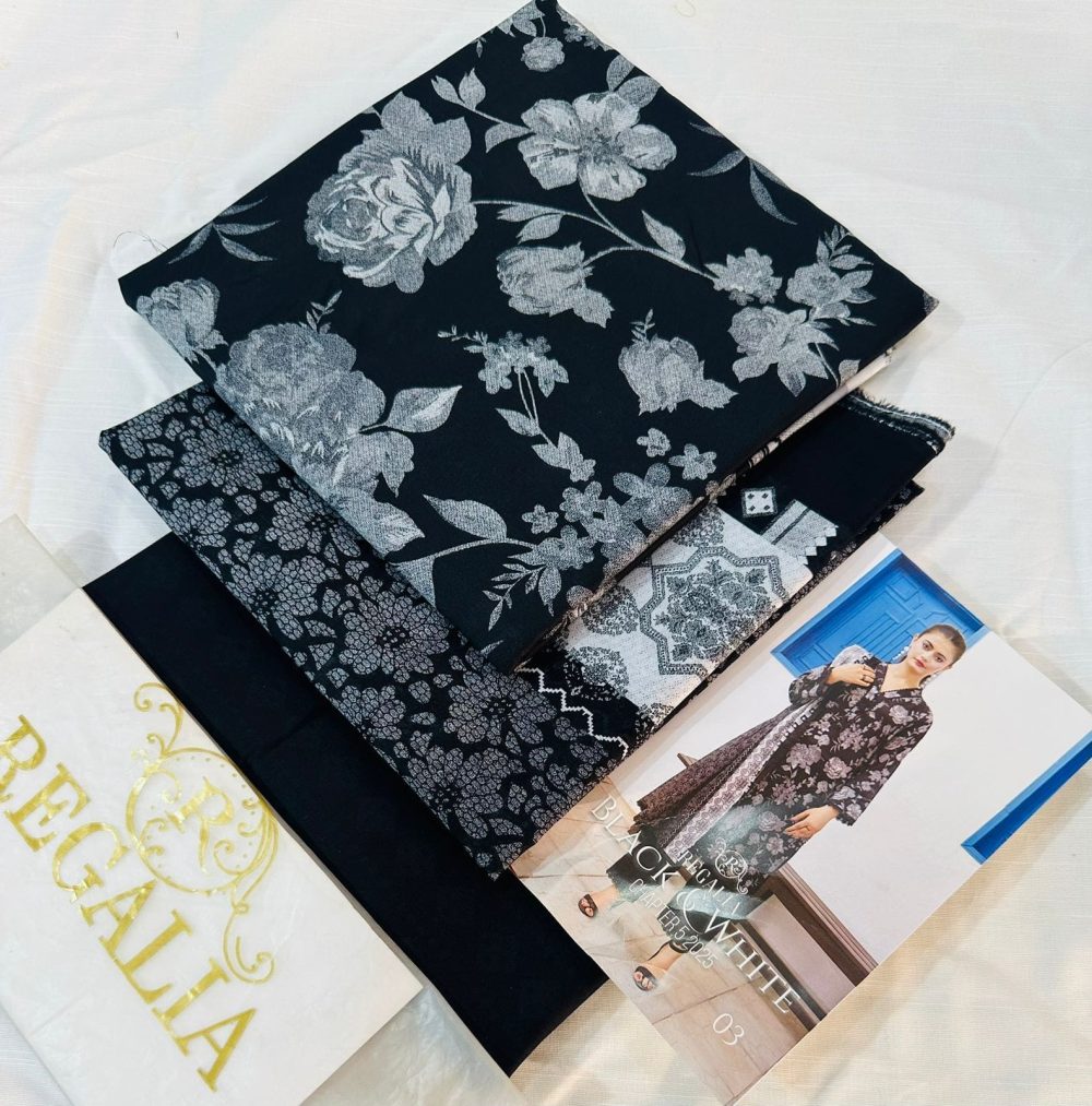 Safina Printed 3 Piece Lawn Suits for Women – Summer 2025 Collection
