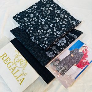 Safina Printed 3 Piece Lawn Suit Regalia Design 06 with Lawn Dupatta – Unstitched Summer Collection 2025
