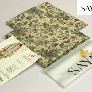 Saya Unstitched Skin Printed 2 Piece Lawn Suit