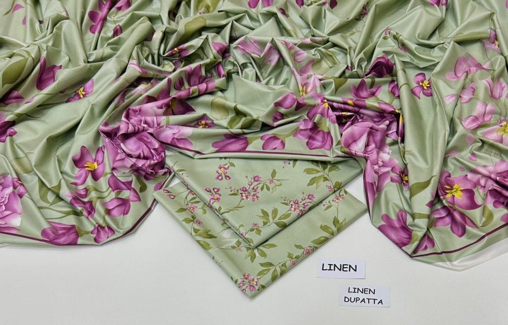 Linen Collection 2025 – 3 Piece Printed Suit with Digital Dupatta (Multi Designs) - Image 16