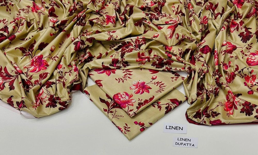 Linen Collection 2025 – 3 Piece Printed Suit with Digital Dupatta (Multi Designs) - Image 29