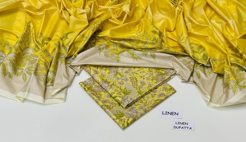 Linen Collection 2025 – 3 Piece Printed Suit with Digital Dupatta (Multi Designs) - Image 31