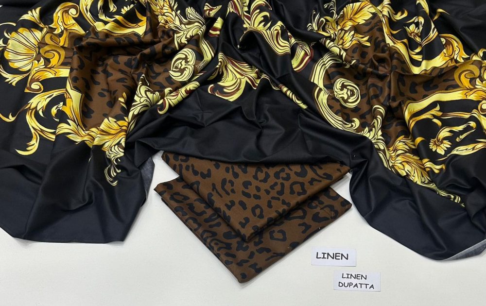 Linen Collection 2025 – 3 Piece Printed Suit with Digital Dupatta (Multi Designs) - Image 36