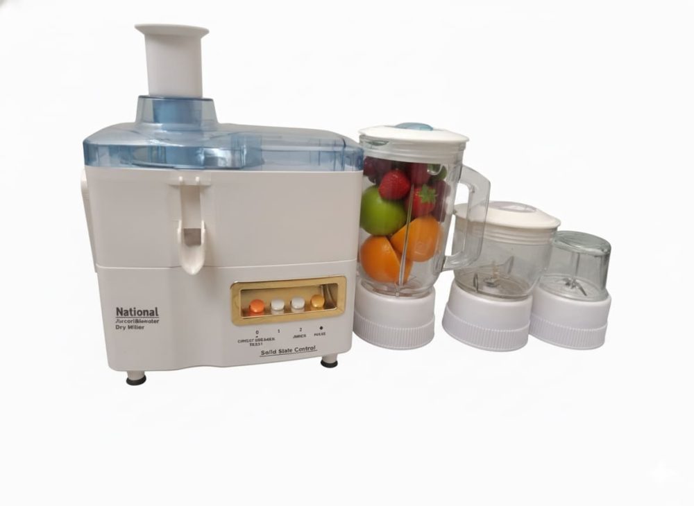 National 4 in 1 Juicer Blender Grinder Copper Motor - Image 3