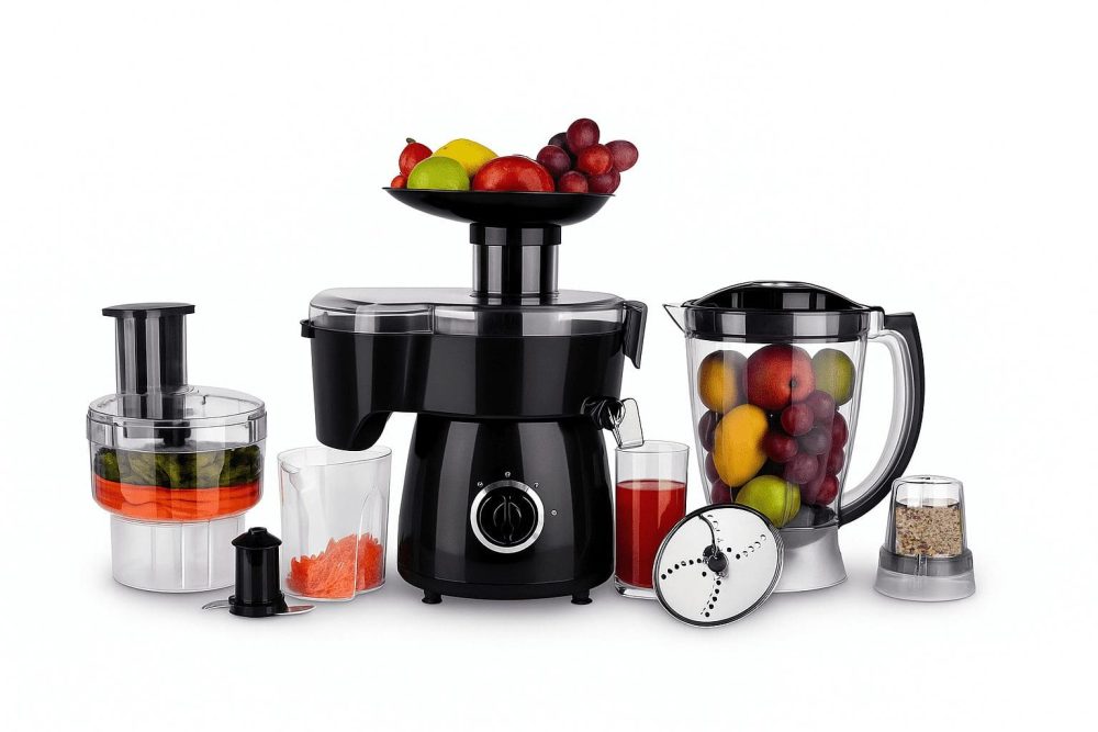 National 7 in 1 Food Factory MJ-5500 with Blender, Chopper, Grinder & Juicer – 700W