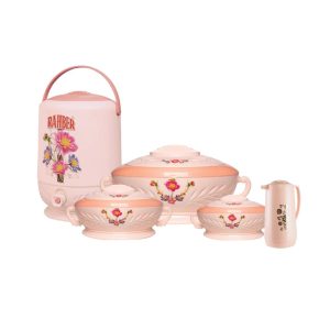 Rahbar Hebit 5Pcs Plastic Hotpot & Cooler Giftpack – Complete Set