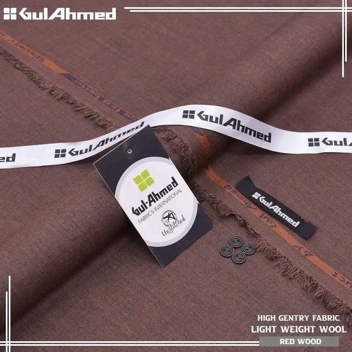 Gul Ahmed – Poshak Wool Suit for Men (Unstitched) - Image 2