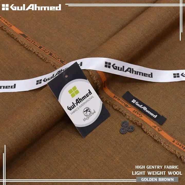 Gul Ahmed – Poshak Wool Suit for Men (Unstitched) - Image 9