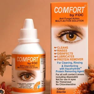 Comfort by FOC all-in-one contact lens solution 120ml bottle