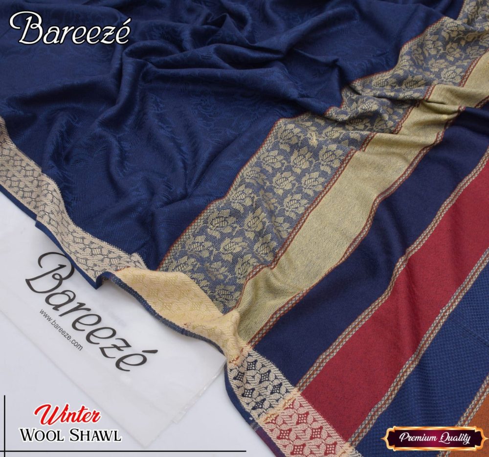 Jacquard Wool Shawl for Women – Winter Collection 2025 - Image 17