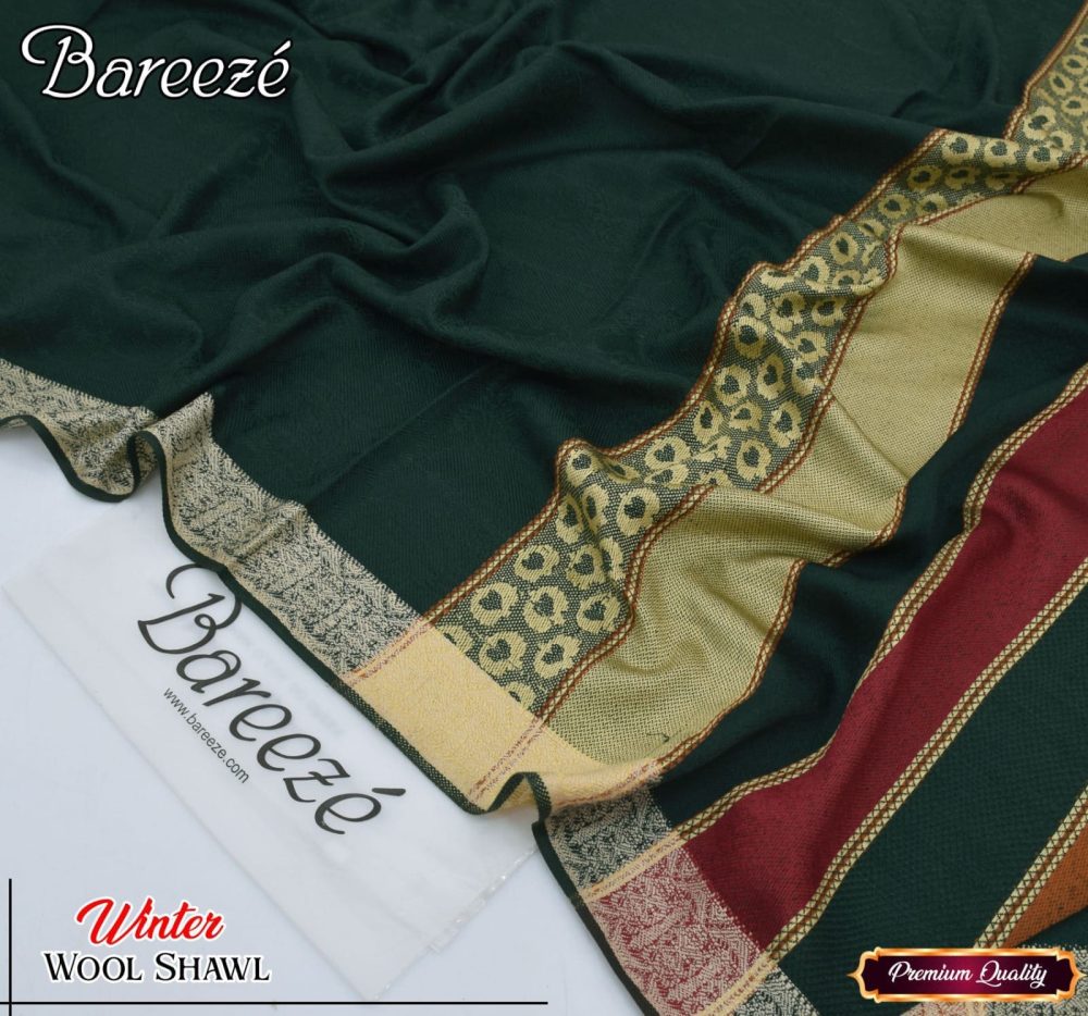 Jacquard Wool Shawl for Women – Winter Collection 2025 - Image 16