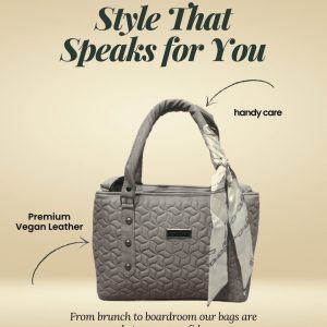 Jimmy Choo Handbag for ladies with scarf Style color grey