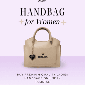 Premium Rolex handbag for women front view