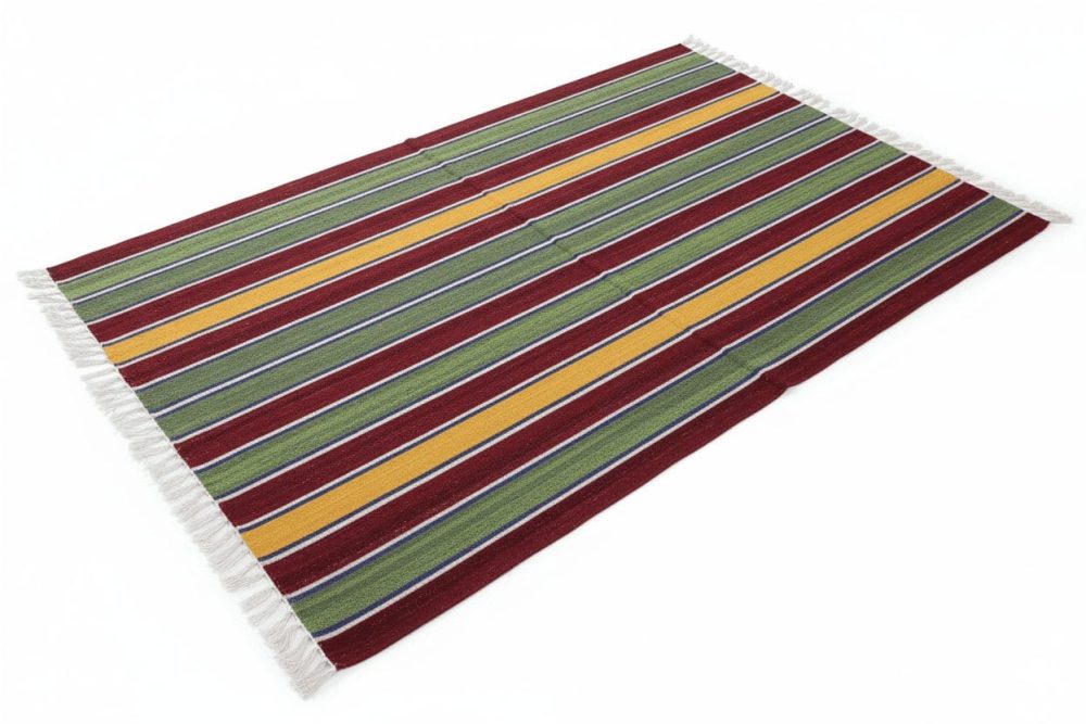 Velvet Fabric Dari Set | 2 Piece Soft Floor Rug