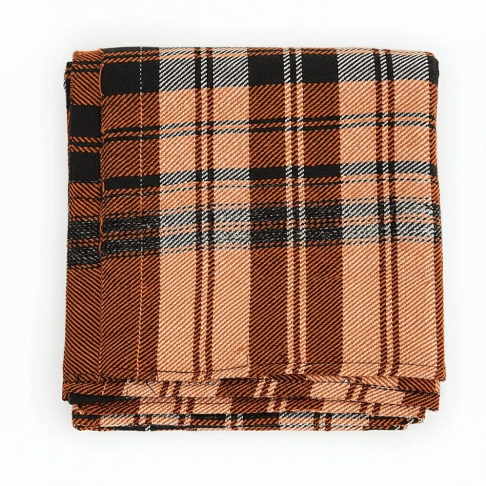 Cotton Summer Throw Kasuri Khais Peach Bed Blanket