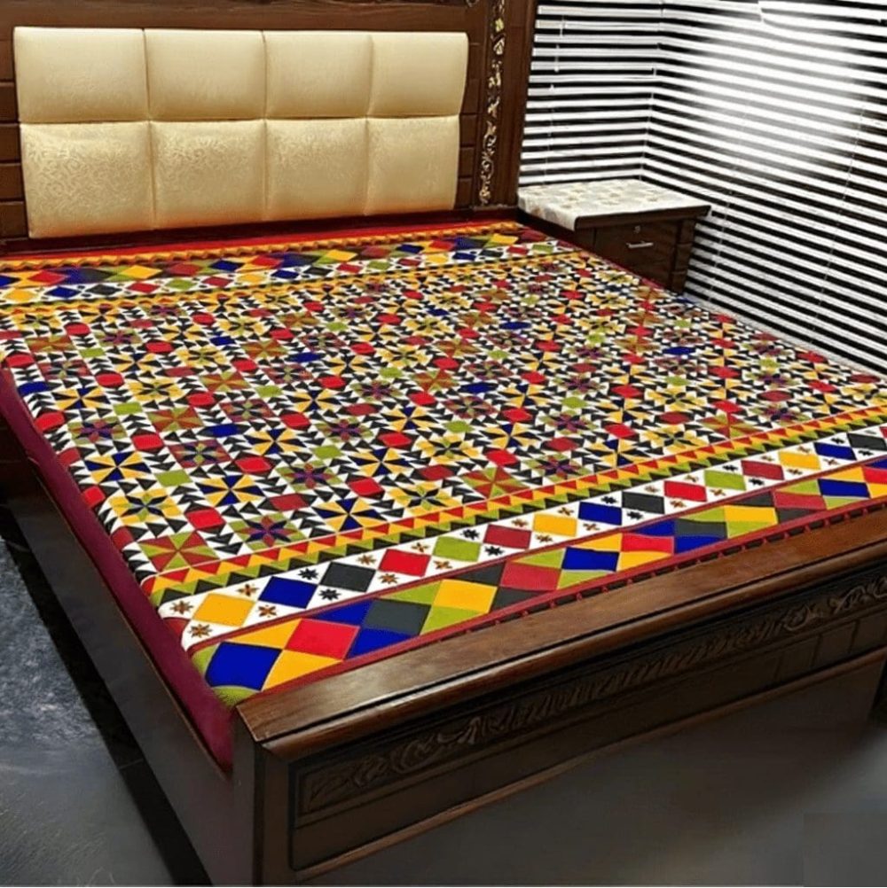 Printed Quilted Waterproof Mattress Cover – King Size