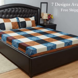 Warm Fleece King Size bedsheet pattren design