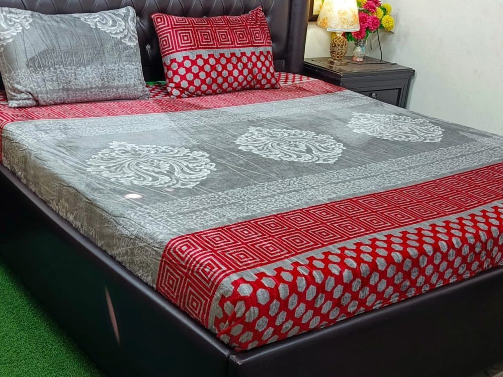 Winter Fleece Bedsheet Collection – Classic Prints (7 Designs) - Image 3