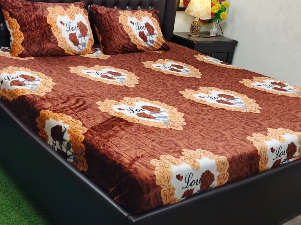 Winter Fleece Bedsheet Collection – Classic Prints (7 Designs) - Image 8