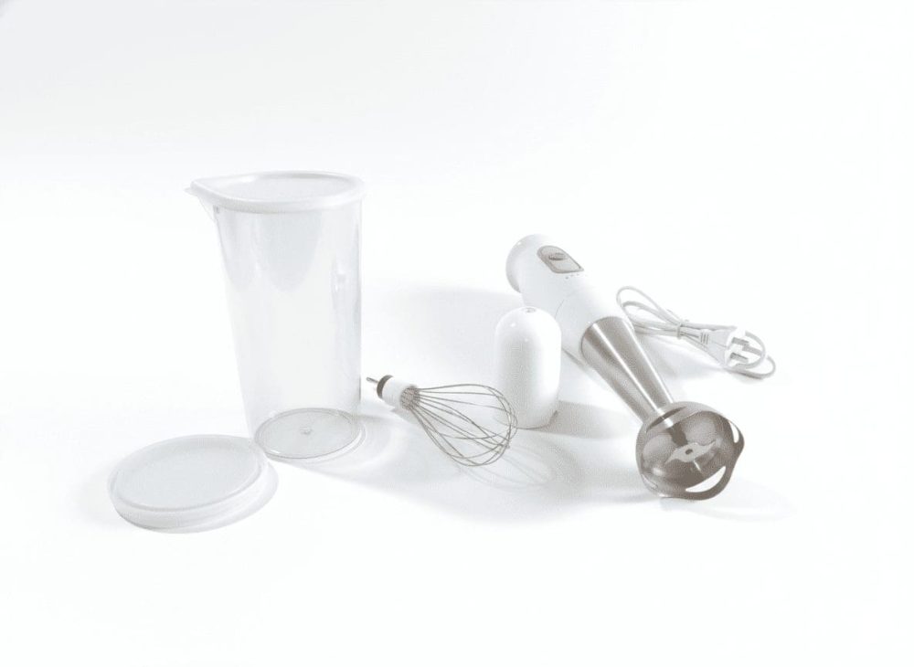 National hand blender machine and mixer in white color