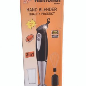 National hand blender machine and mixer in colorful