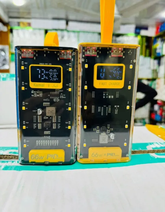 66W Power Bank 20,000mAh Transparent Fast Charge - Image 5