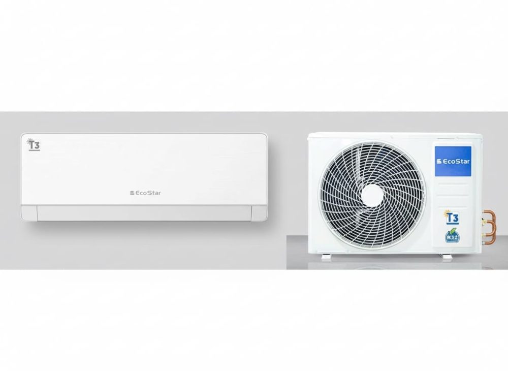 EcoStar Prince Series 1 Ton Inverter Split AC Heat and Cool