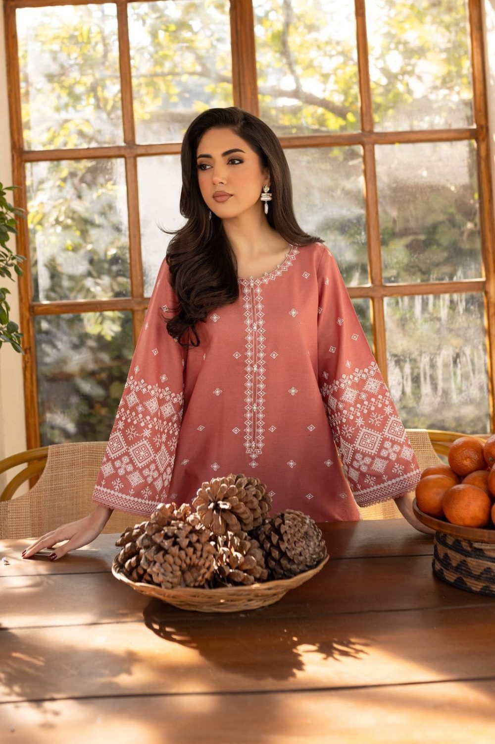 BATIK 2Pc Wedding Summer Collection | Embroidered Lawn Air Jet - Image 2
