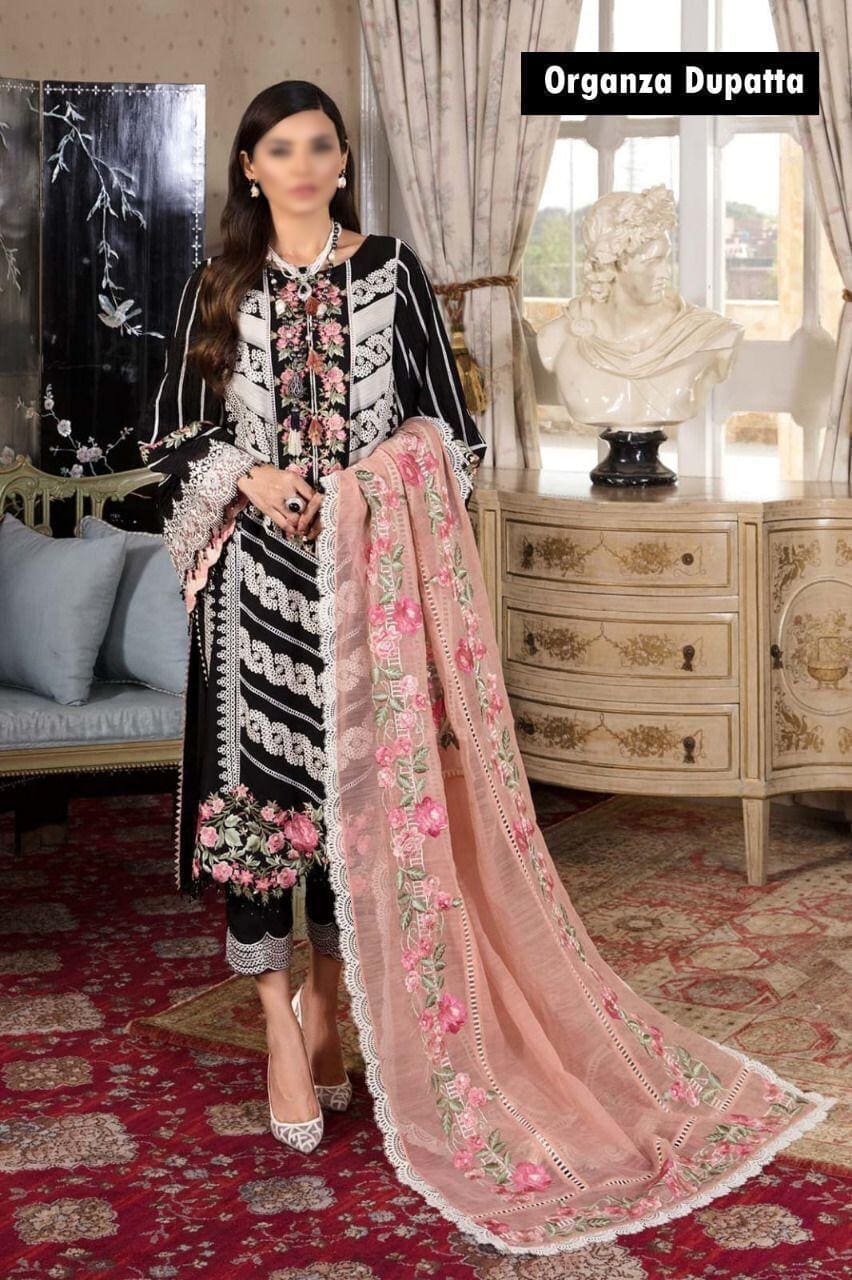 Crimson by Saira Shakira Eid Luxury Lawn | Heavy Embroidered 3PC Suit