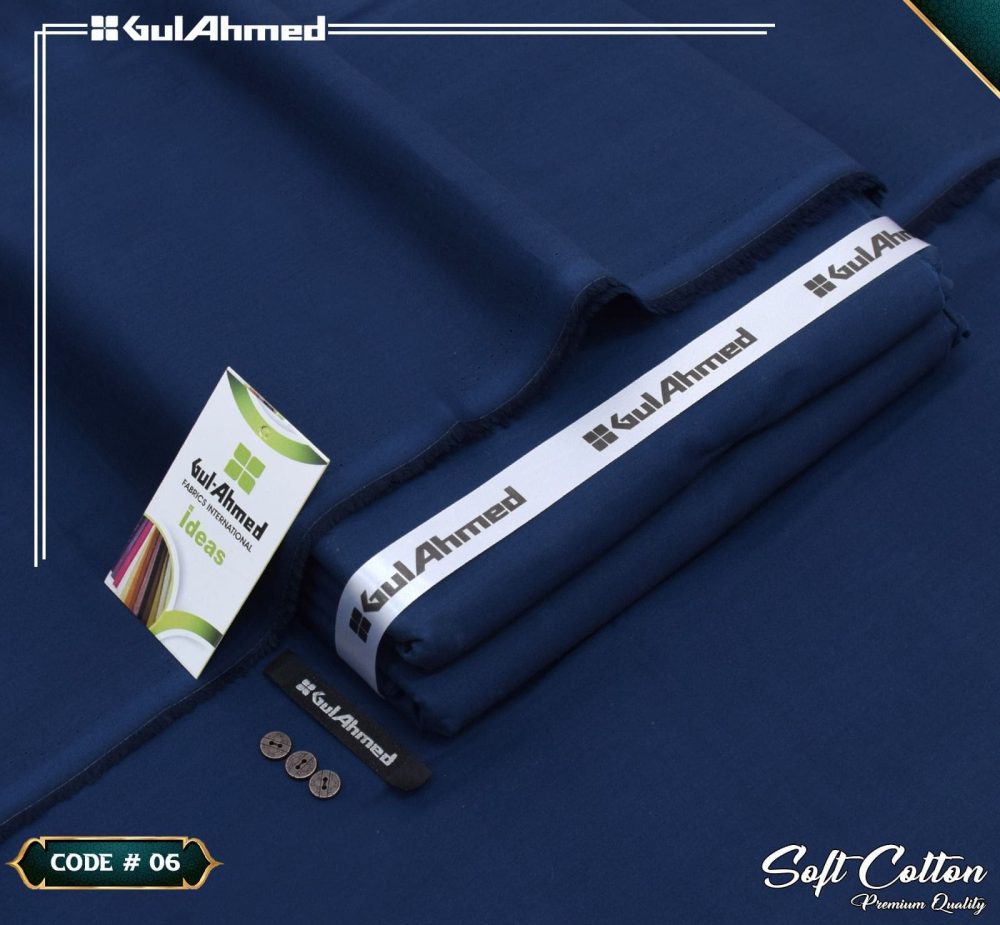 Gul Ahmed Men’s Luxury Summer Soft Cotton Suit – 4.5 Meter - Image 6