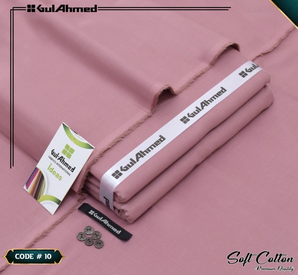Gul Ahmed Men’s Luxury Summer Soft Cotton Suit – 4.5 Meter - Image 10